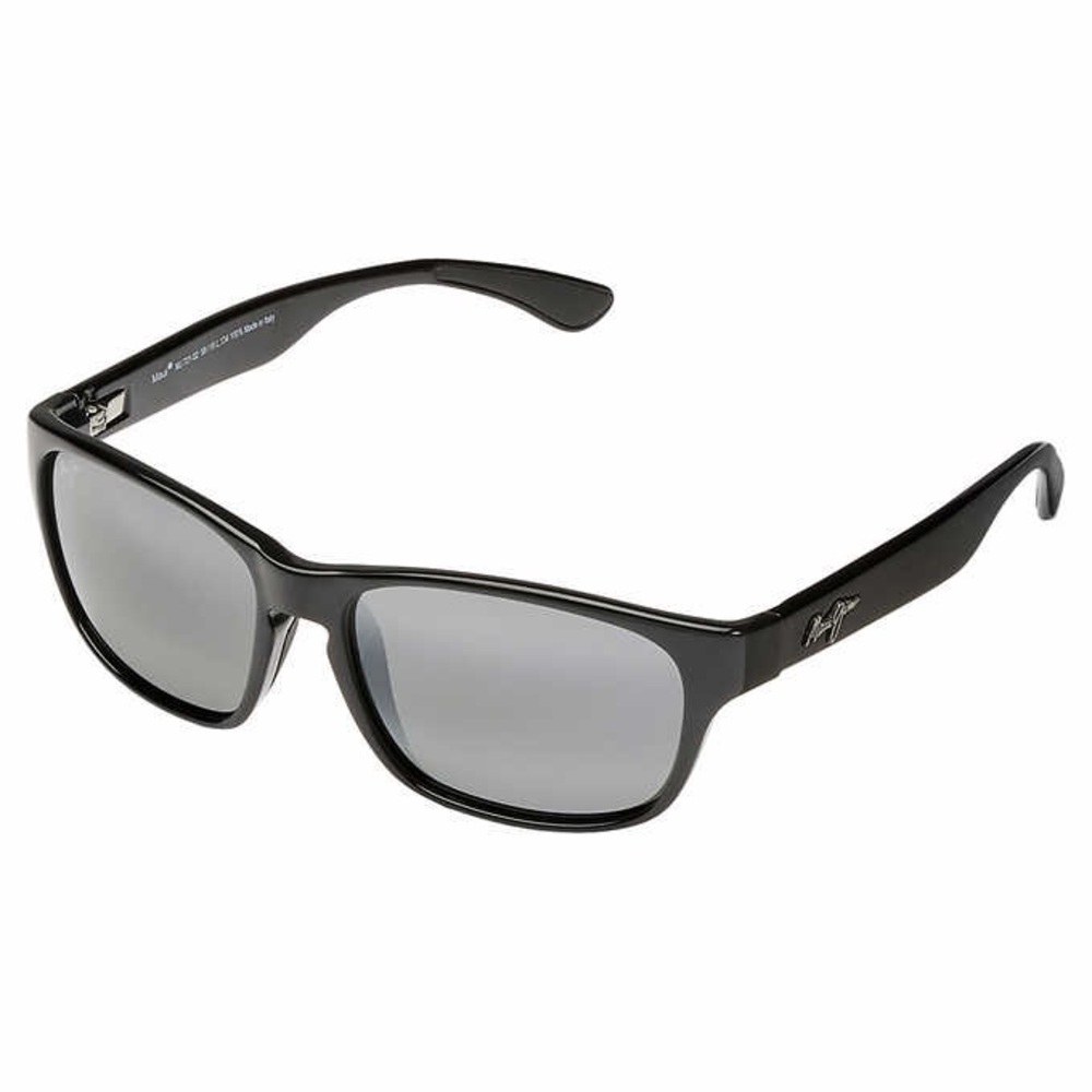 Maui Jim Mixed Plate 721-02 Black Grey Polarized Sunglasses - Picture 2 of 3